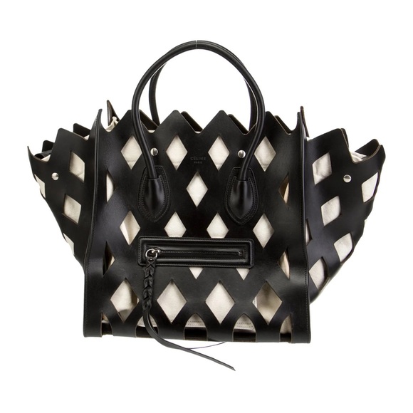 Celine Medium Cutout Luggage Phantom Tote - Picture 1 of 7